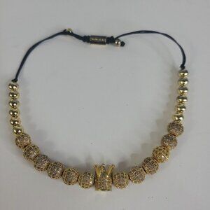 Giles and Brothers G&B Railroad Crown Spike Cuff Unisex Bracelet Adjustable